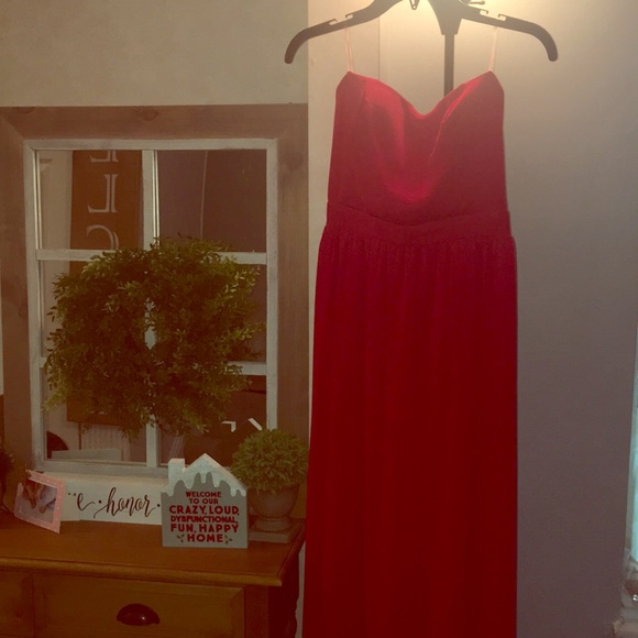 Cup red dress doe Prom😍👍 - Picture 1 of 2